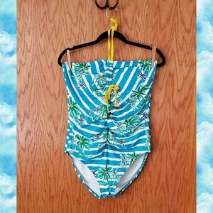 SALE Lime Ricki One Piece Halter Swimsuit NWT